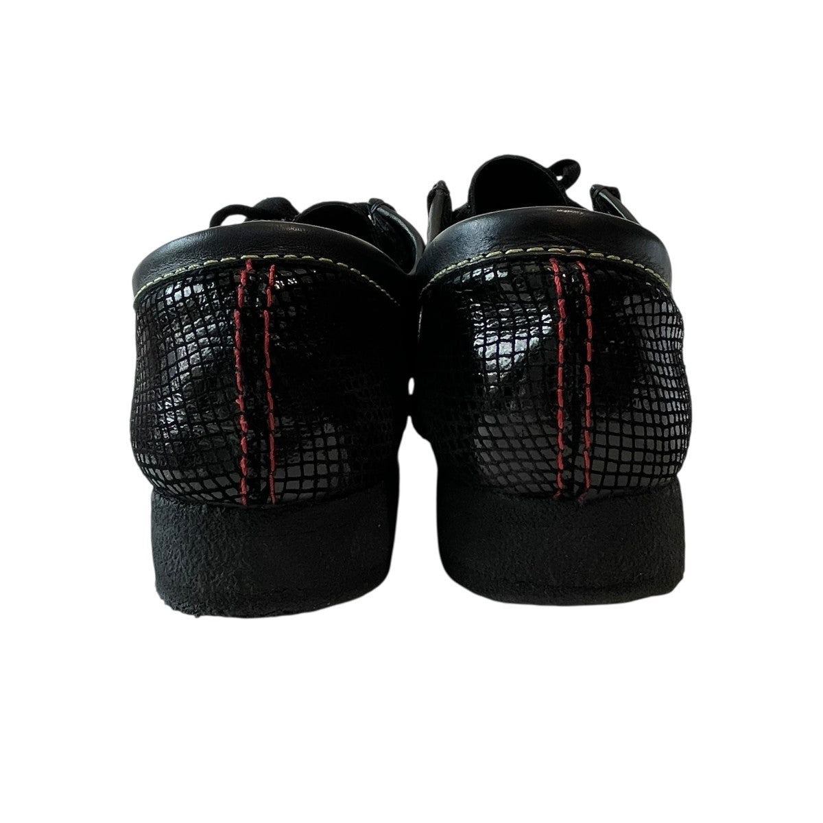 CLARKS×WACKO MARIA snake Embossed Leather Wallabeeレザーシューズ