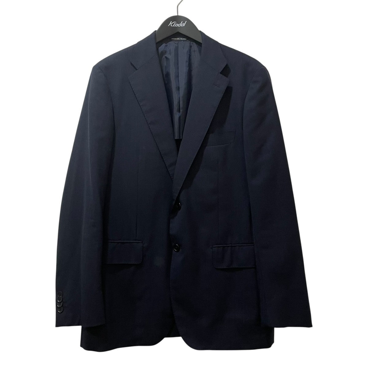【美品】グリーンレーベルリラクシング　ショールラペルジャケット　42 濃紺 green label relaxing Green Label Relaxing / グリーン