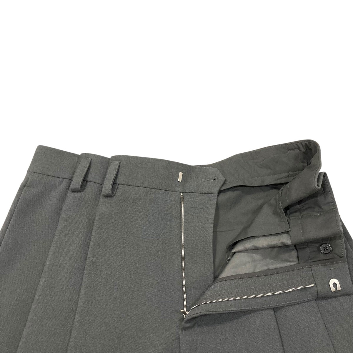 JIL SANDER 2025SS SHOW WOOL TAILORING TROUSER 2タックワイドトラウザーパンツ J21KA0265 古着・中古-3枚目のアイテム画像