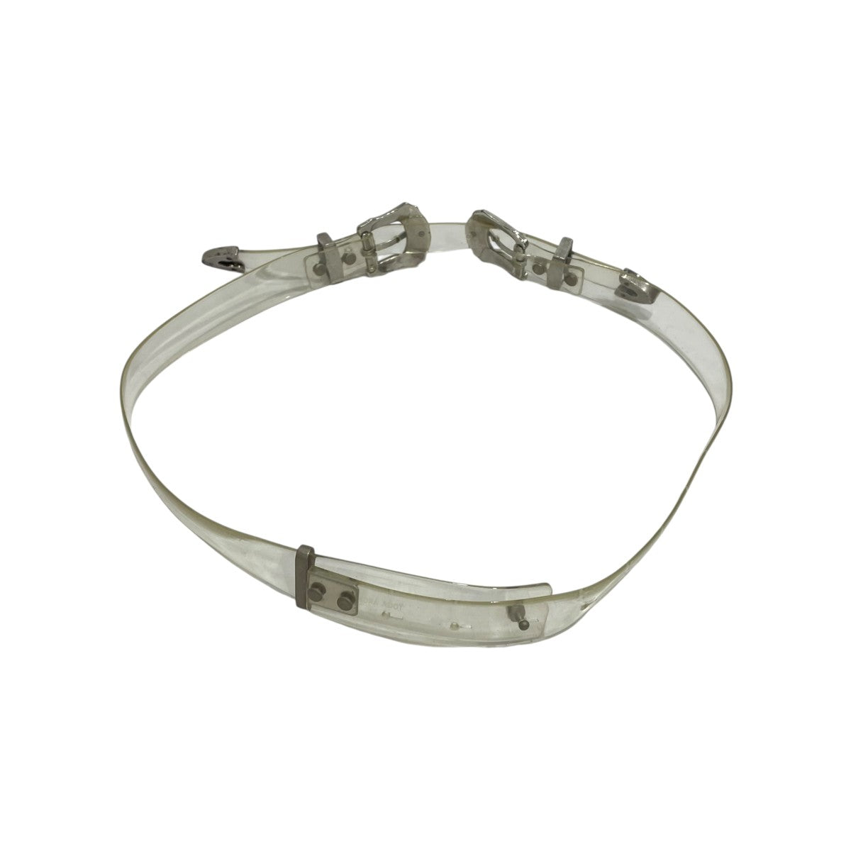 TOGA PULLA(トーガプルラ) Metal buckle vinyl beltベルト
