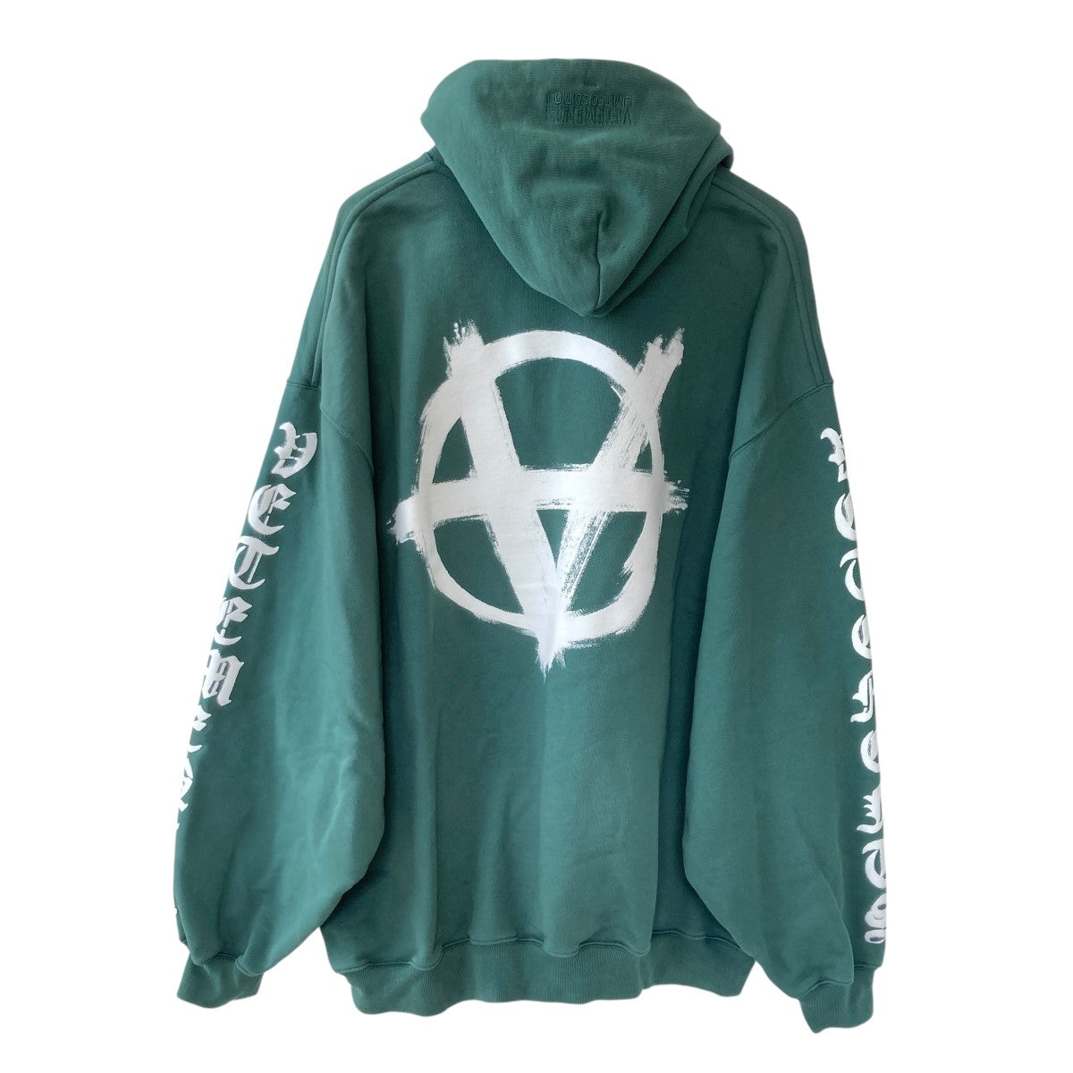 激レア VETEMENTS 16AWl logo hoodie 韓国限定 Vetements AW16 Seoul Exclusive Metal Hoodie Sz.XS – FyouGrails