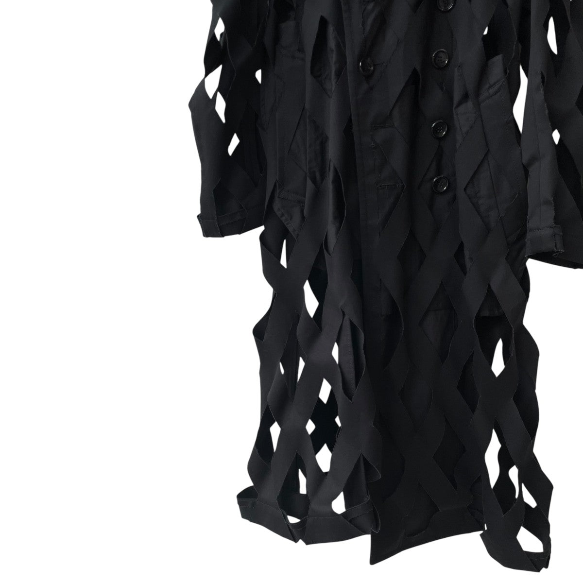 美品COMME des GARÇONS ドット柄ナイロントレンチコート SS 美品COMME des GARÇONS ドット柄ナイロントレンチコート SS