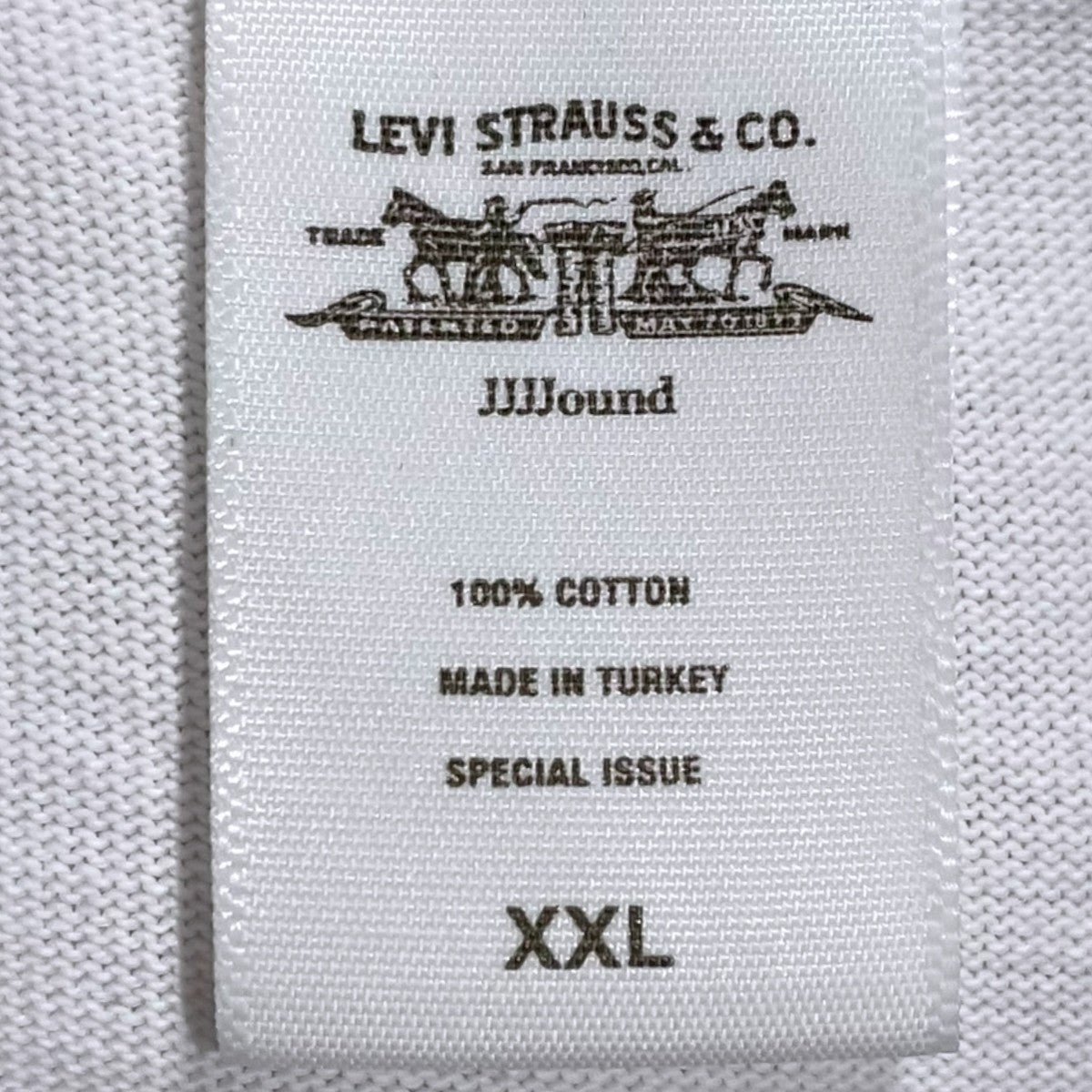 LEVI’S×JJJJound 24AW グラフィックロゴTシャツ Graphic Logo T-Shirt 0002F-0001 古着・中古-6枚目のアイテム画像