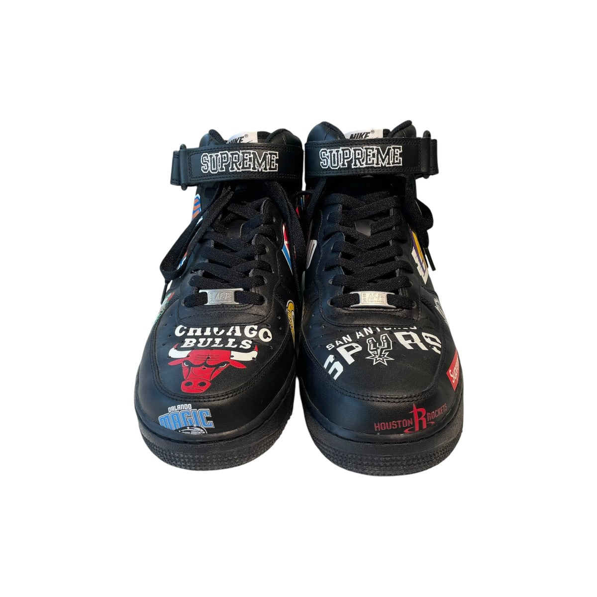 NIKE SUPREME NBA Air Force 1 Mid ’07ハイカットスニーカーAQ8017-001 古着・中古-3枚目のアイテム画像