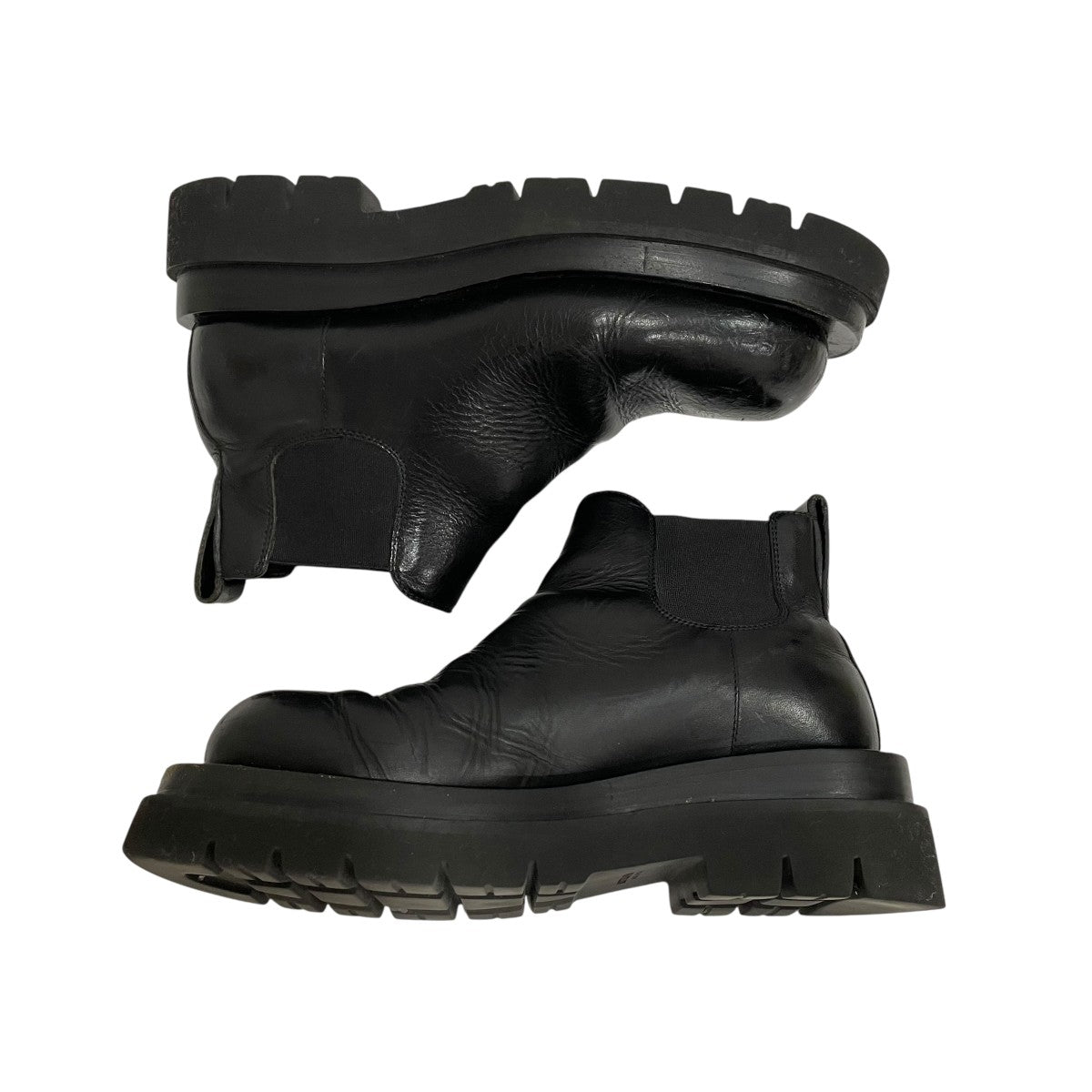 希少　ボッテガヴェネタ　stride　黒 25.5〜26.0相当　ショートブーツ BOTTEGA VENETA（ボッテガ・ヴェネタ） Stride Ankle Boot ストライド