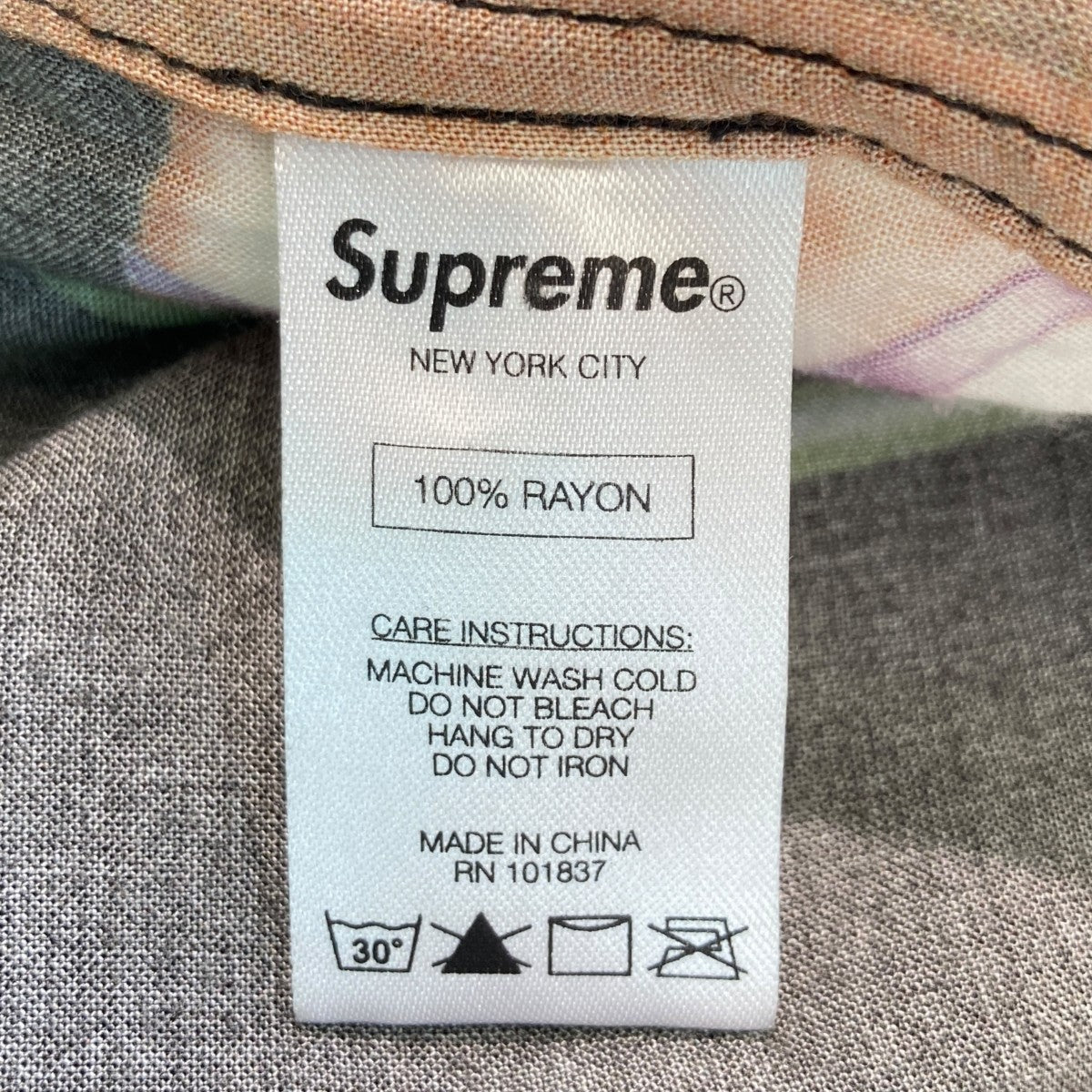 Supreme heels rayon shirt レーヨン シャツ L 登坂 Supreme heels rayon shirt レーヨン シャツ L 登坂