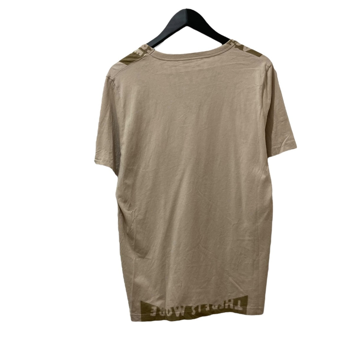 Maison Margiela 半袖Tシャツ 52 ベージュ Maison Margiela(メゾンマルジェラ) Vネック半袖カットソー