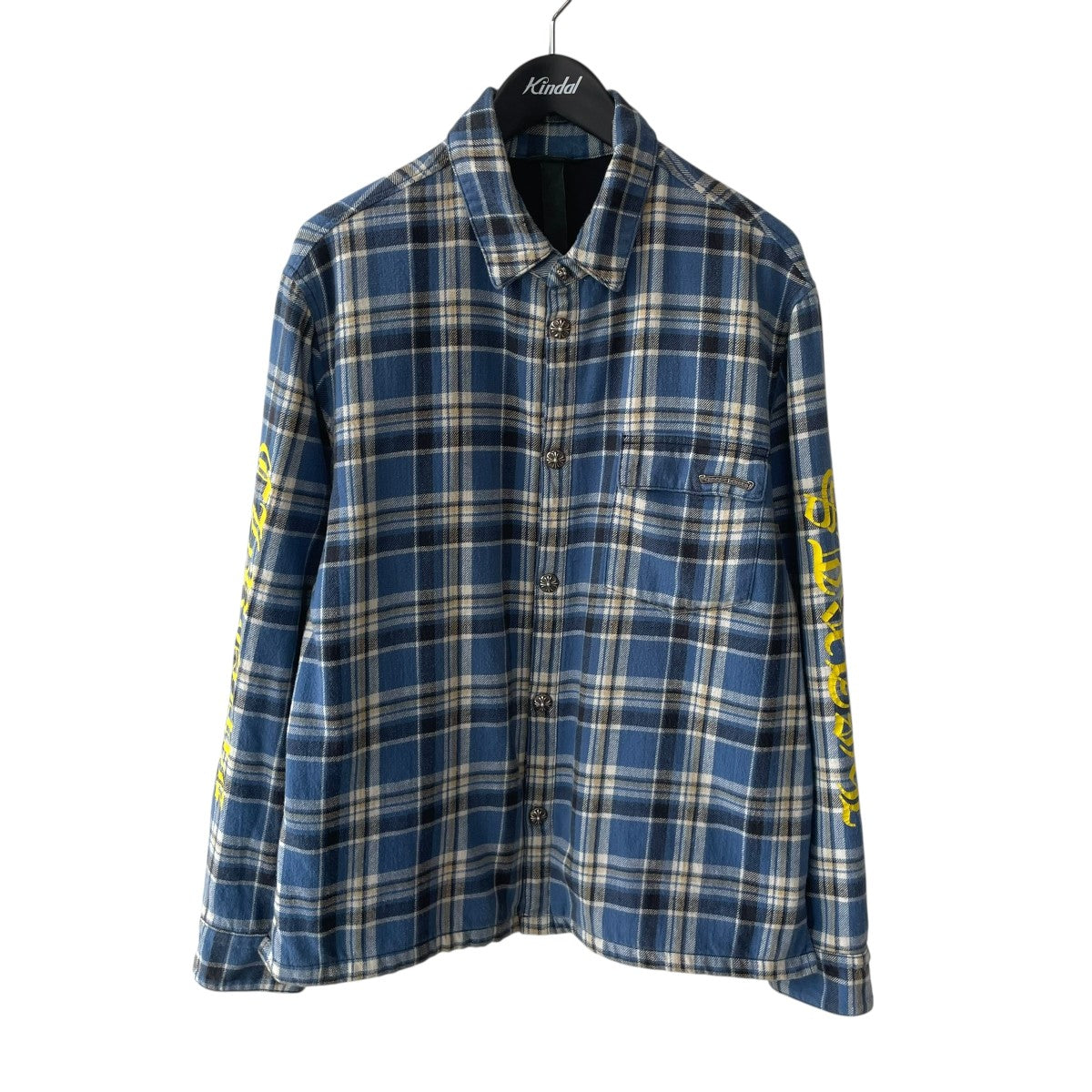 【新宿購入】クロムハーツ　Lサイズ　ファンネルシャツジャケット　再出品 新宿購入】クロムハーツ Lサイズ ファンネルシャツジャケット 再