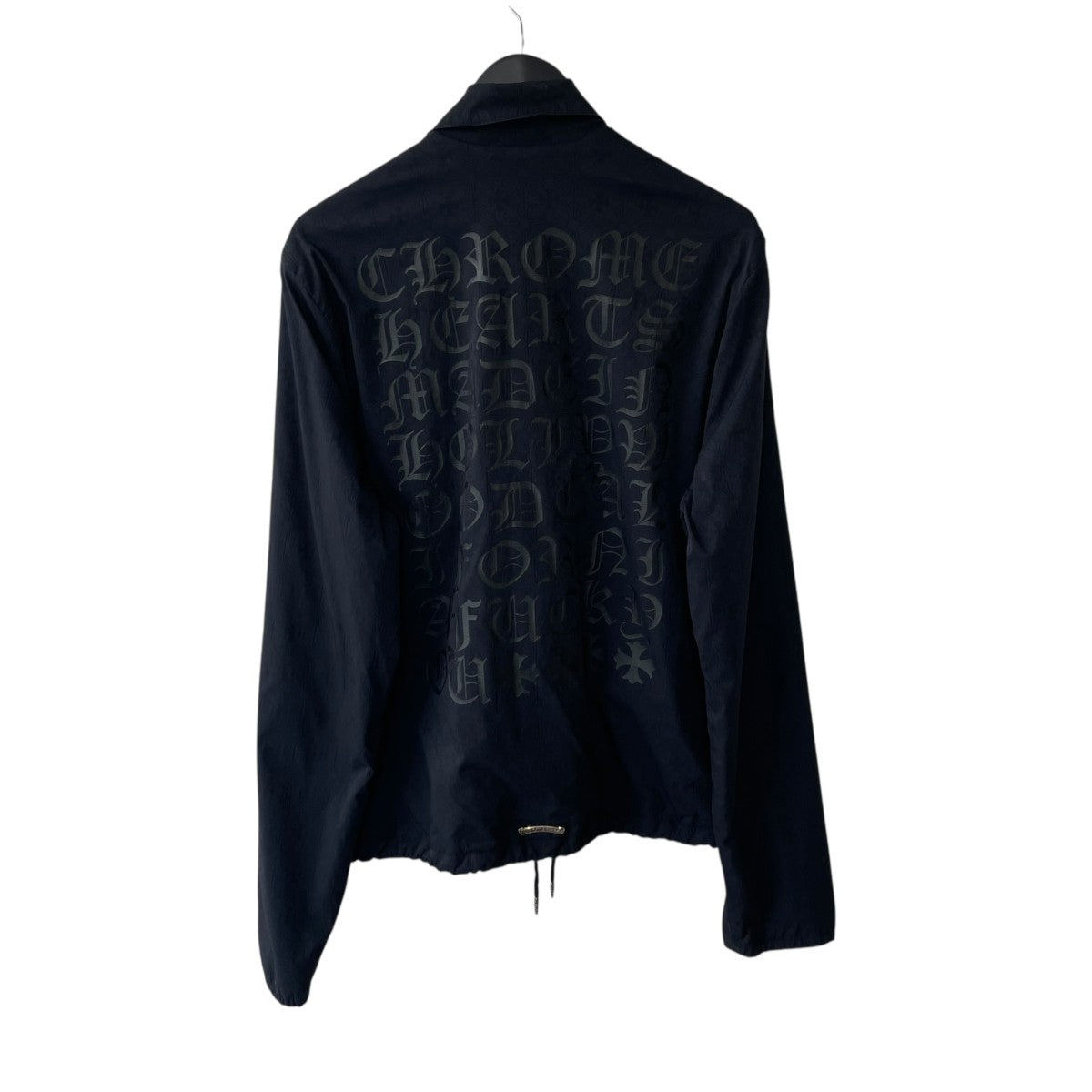 クロムハーツ RIGGINS FBRC ナイロンコーチジャケット ブラック M CHROME HEARTS クロムハーツ コーチジャケット RIGGINS FBRC BLK