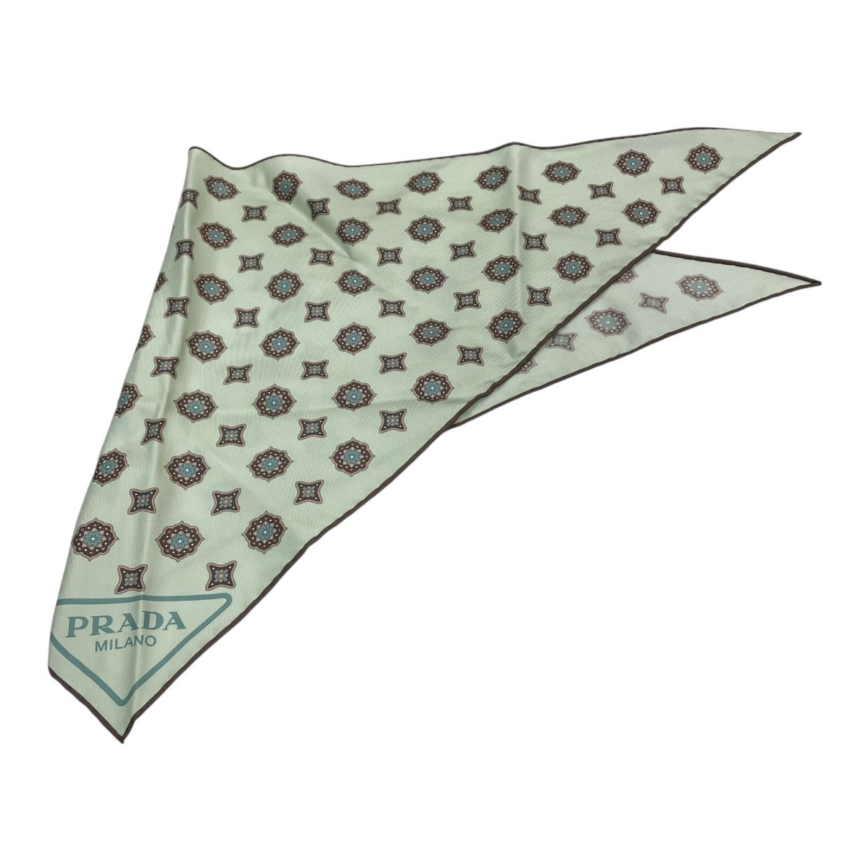 PRADA バナナフラワーシルクスカーフ PRADA(プラダ) バナナ×フラワーシルクスカーフ 1FF004 1FF004