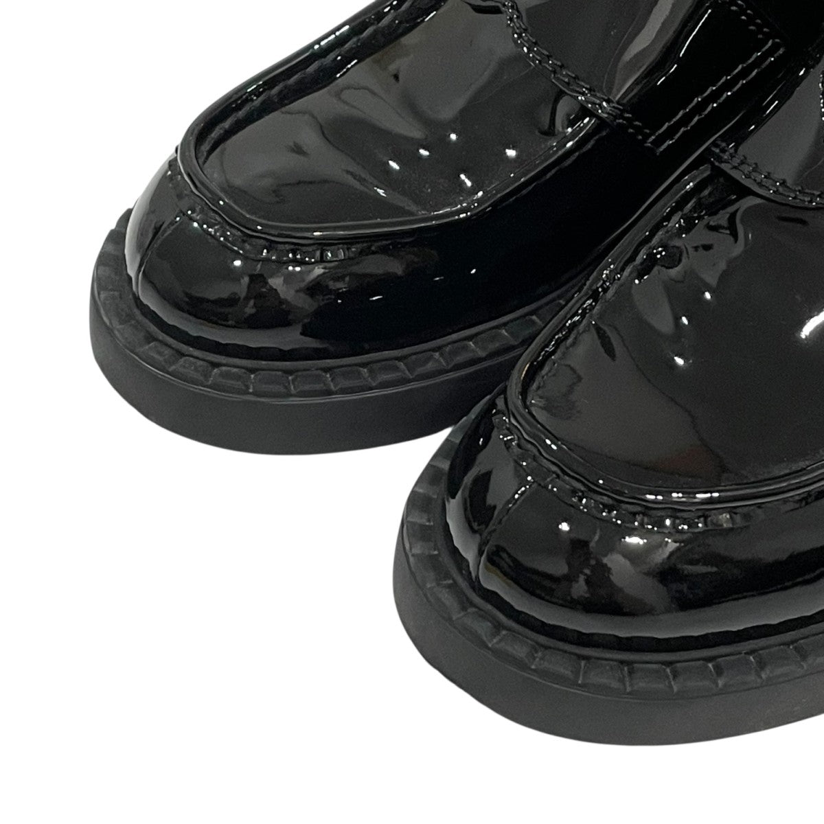 PRADA プラダ ローファー チョコレート 黒 6 三角ロゴ　2DE127 PRADA プラダ ローファー 2DE127 055 F0002 メンズ チョコレート