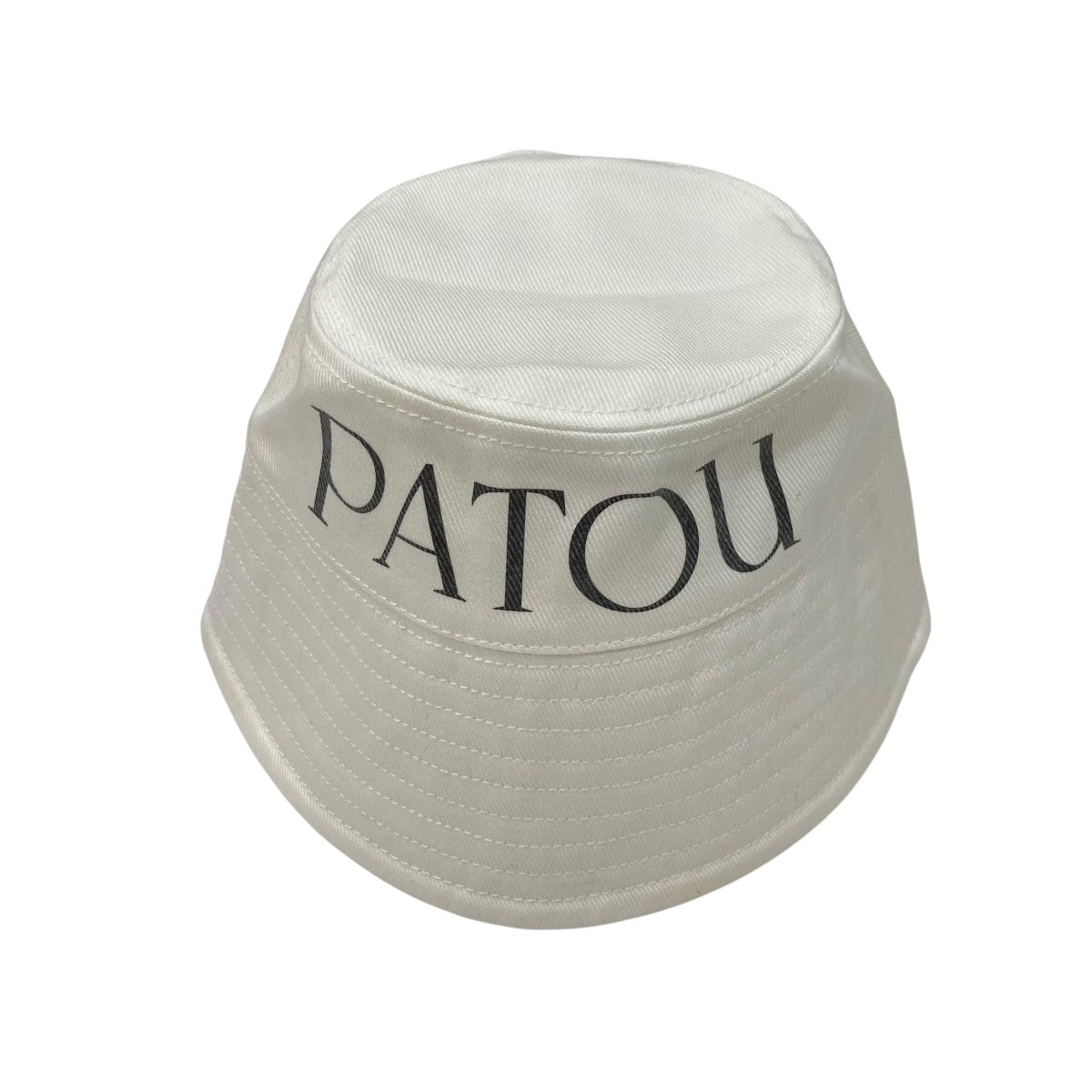 PATOU バケットハット ホワイト Patou | コットン パトゥ バケットハット