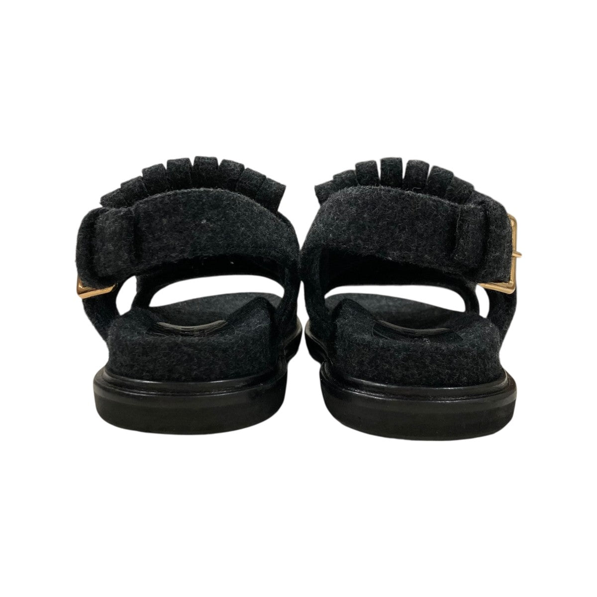MARNI(マルニ) ウールタッセルストラップサンダル FBMSN15G01