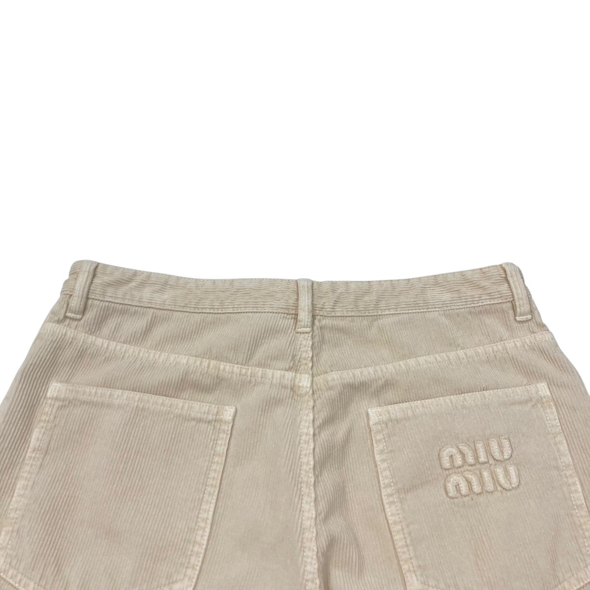 MIU MIU(ミュウミュウ) コーデュロイパンツMP1623 MP1623 ベージュ