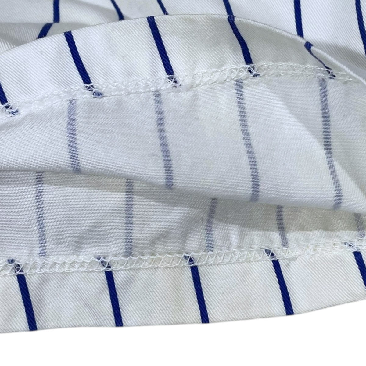 RUSSELL ATHLETIC 80s ピンストライプ柄半袖シャツ BASEBALL SHIRT ベースボールシャツ USA製 古着・中古-5枚目のアイテム画像