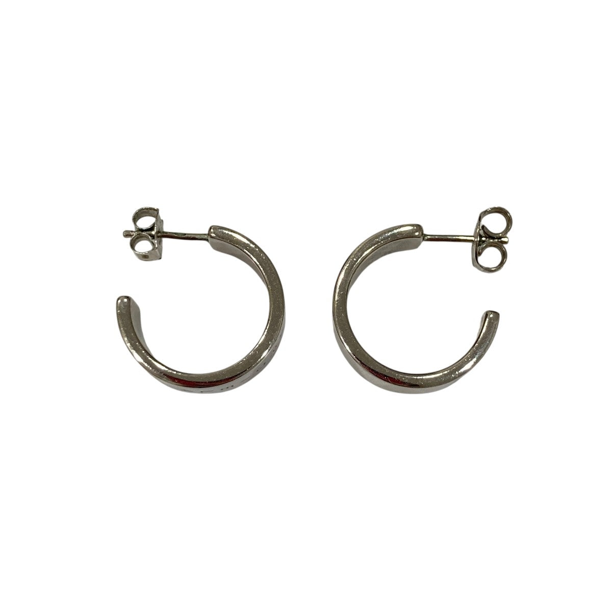 MM6 Maison Margiela シルバーフープピアス MM6 Maison Margiela