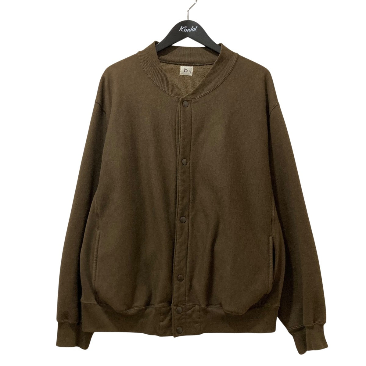 <blurhms> Light Sweat Crew-Zip 3 チャコール blurhms(ブラームス) Light Sweat Crew-Zipスウェットブルゾン