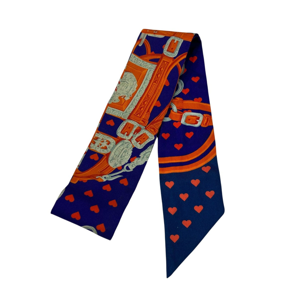 HERMES(エルメス) カレ90 トランペットを奏でる騎士シルクスカーフ