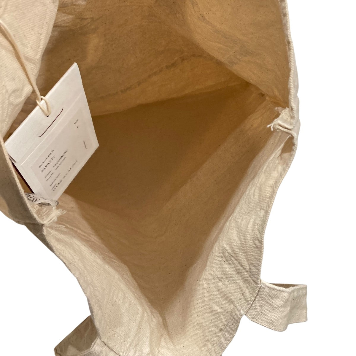 【新品未使用】NICENESS 25AW BARNETT NICENESS 25AW BARNETT ﾄｰﾄﾊﾞｯｸﾞ ﾍﾞｰｼﾞｭ - メルカリ