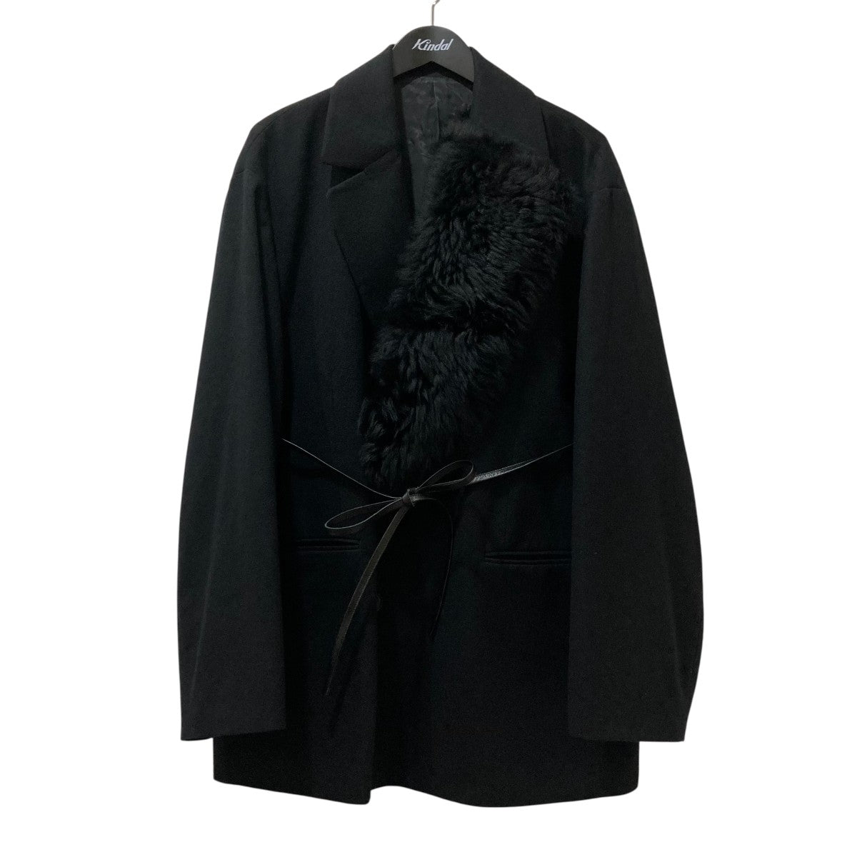 ssstein(シュタイン) OVERSIZED FUR LAPELED JACKET オーバーサイズ