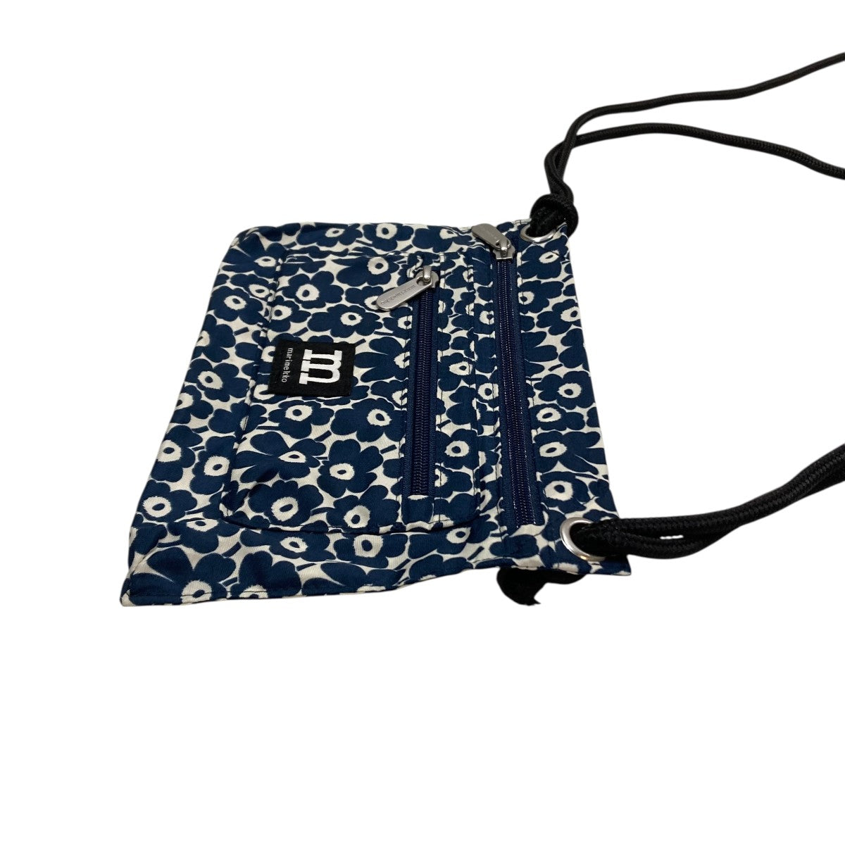 【新品】マリメッコ　marimekko サコッシュ　ウニッコ　ネイビー 新品】マリメッコ marimekko サコッシュ ウニッコ ネイビー