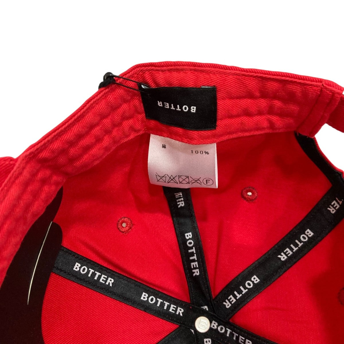 『BOTTER』ボッター ブラック シューレース キャップ BOTTER』ボッター ブラック シューレース キャップ