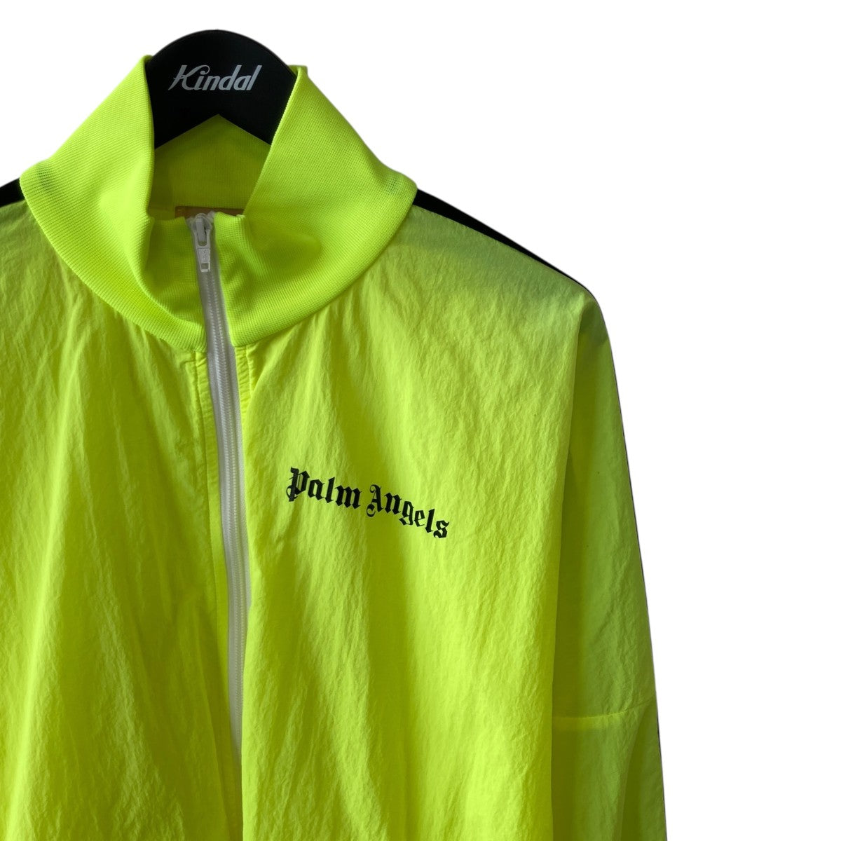 【Palm Angels】 ロゴ ファンネル トラックジャケット 送料関税込☆PALM ANGELS☆ファンネル ジップトラックジャケット