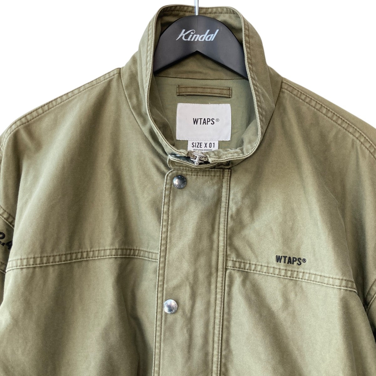 WTAPS(ダブルタップス) ウォッシュ加工 コットンフルジップ