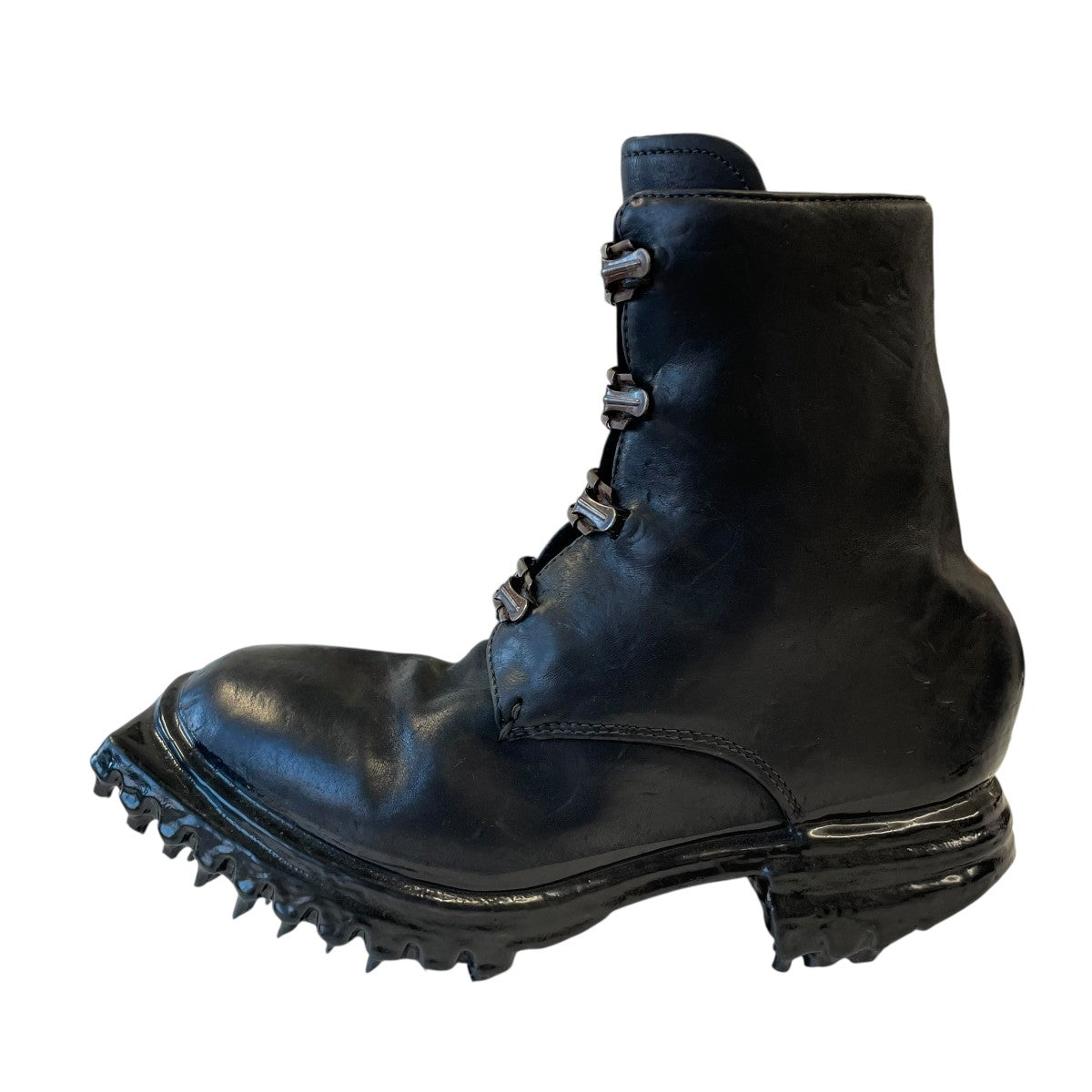 Carol Christian Poell OBJECT DYED PROSTHETIC SPUR-BITER DRIP TANK COMBATブーツAM 2759SP-IN 古着・中古-2枚目のアイテム画像