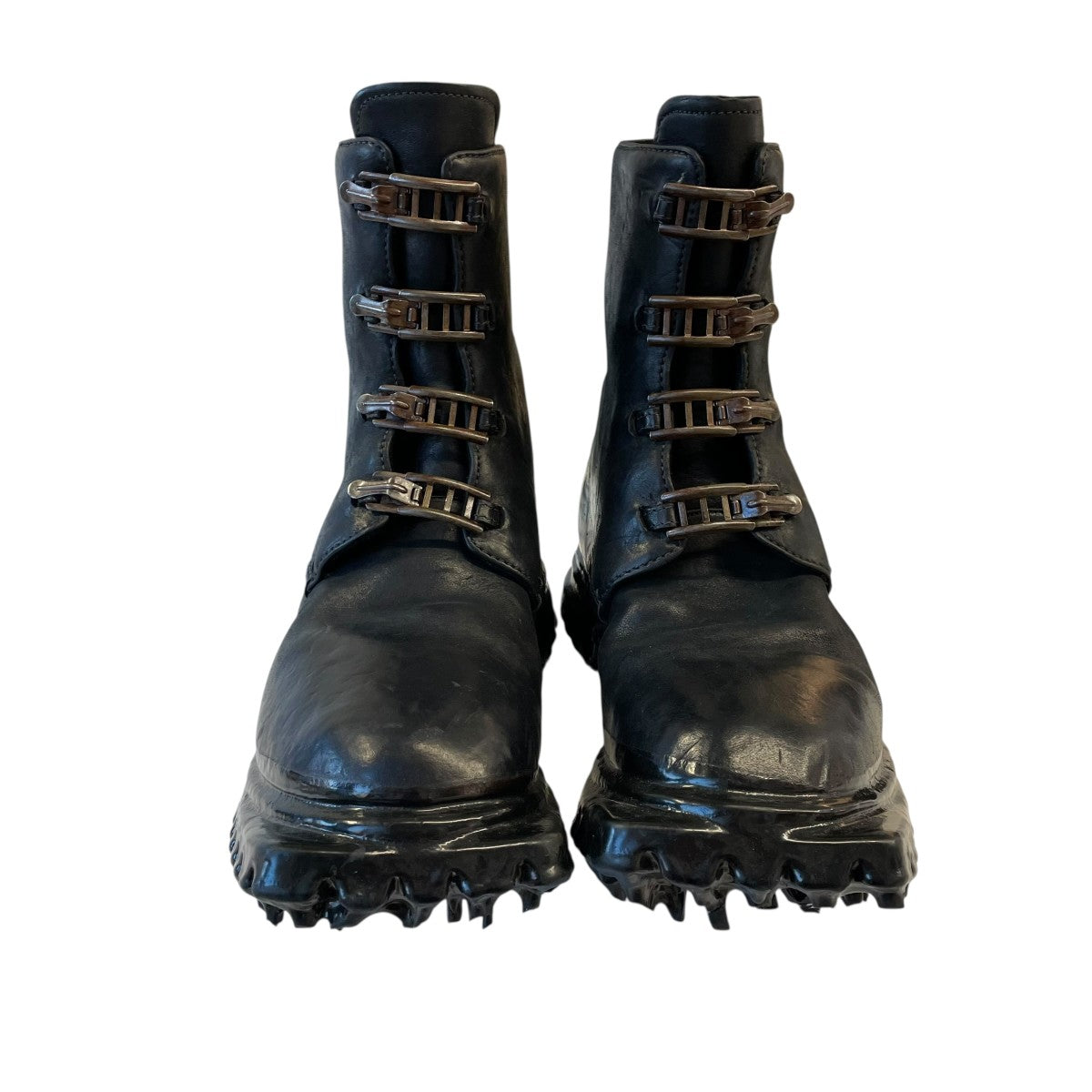 Carol Christian Poell OBJECT DYED PROSTHETIC SPUR-BITER DRIP TANK COMBATブーツAM 2759SP-IN 古着・中古-3枚目のアイテム画像
