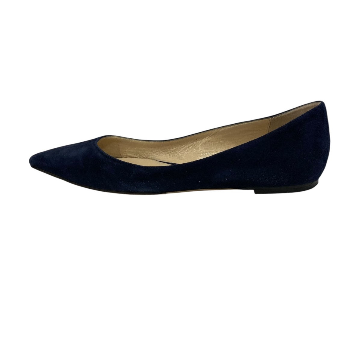 JIMMY CHOO ネイビー スエード パンプス 38 JIMMY CHOO(ジミーチュウ) NAVY SUEDEパンプス ネイビー サイズ