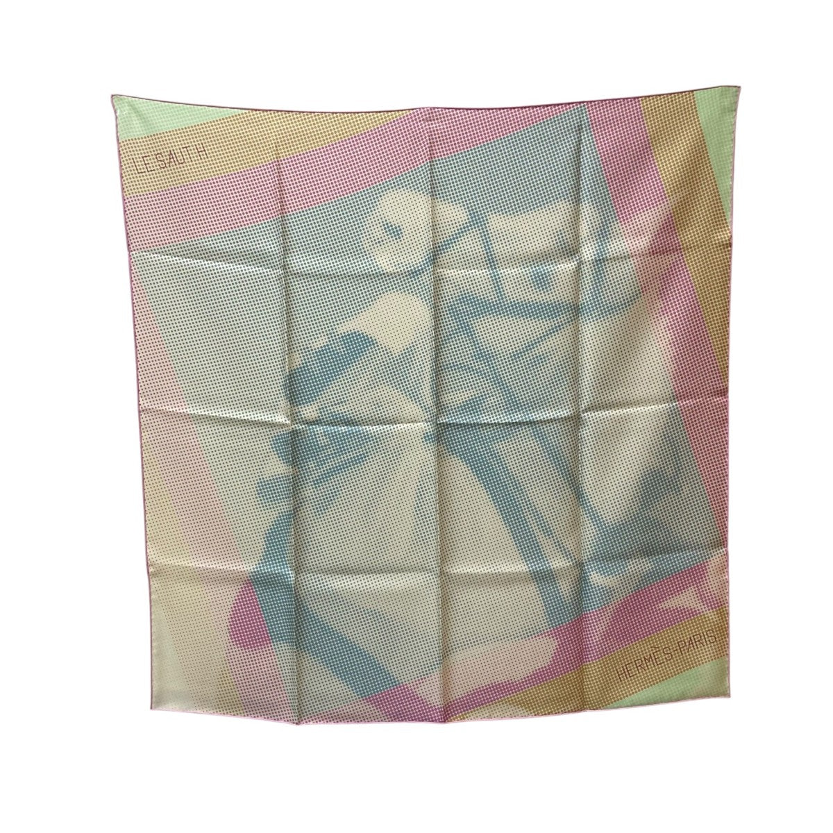 HERMES LE SAUT H ホーススカーフ 古着・中古-1枚目のアイテム画像