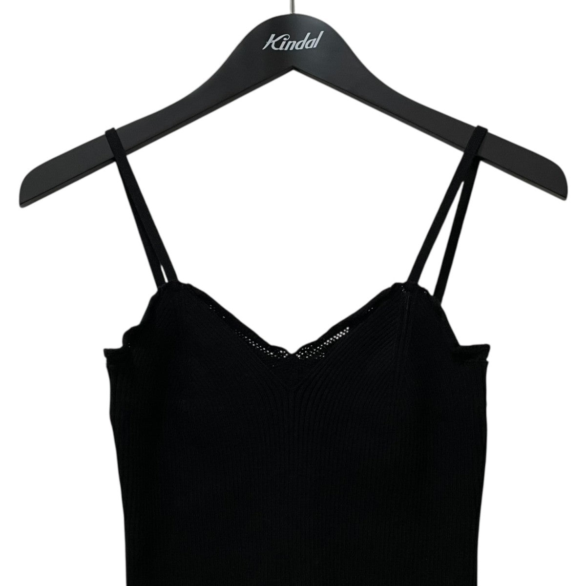THE SHISHIKUI FRILLS TOPニットキャミソール 古着・中古-3枚目のアイテム画像