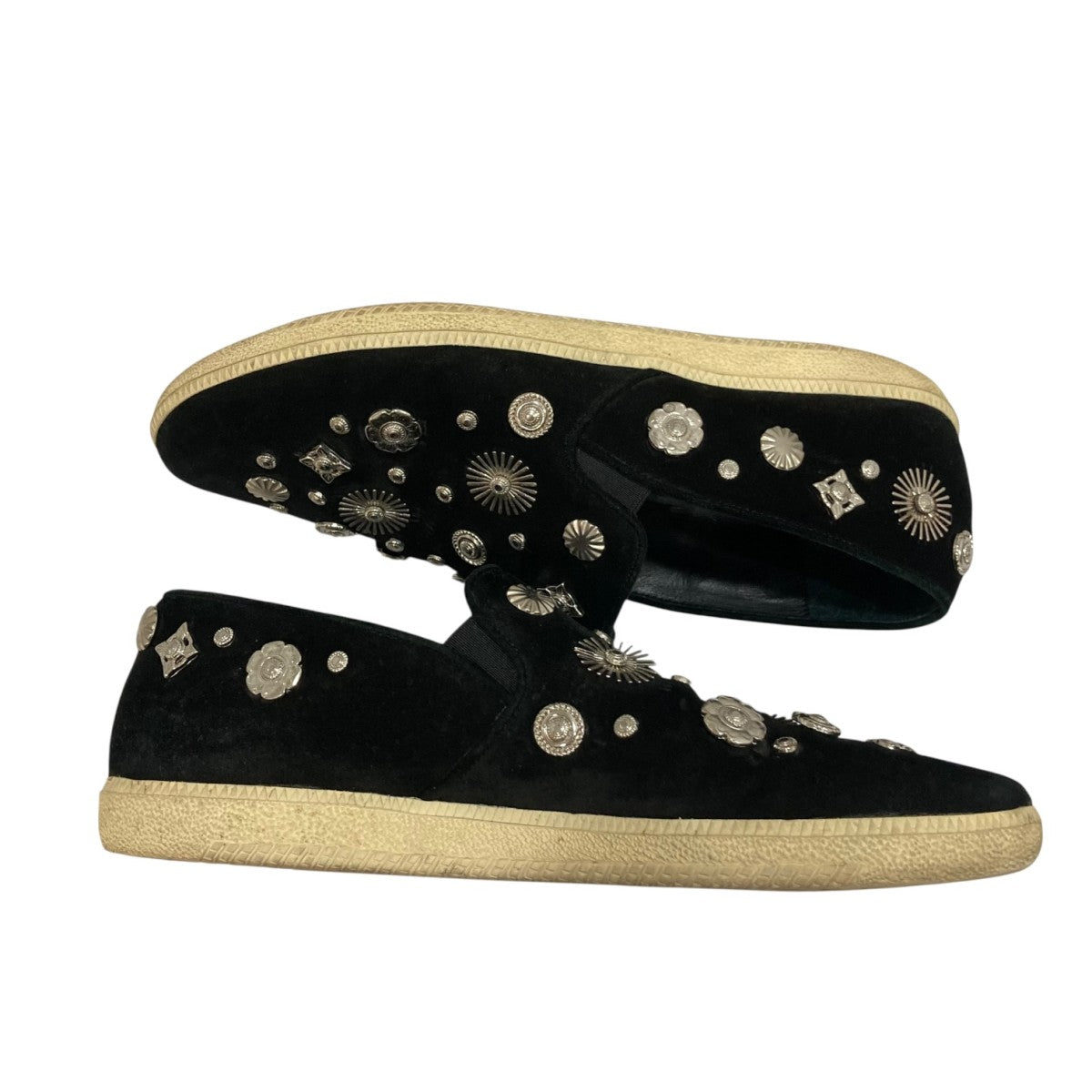 TOGA VIRILIS スタッズレザースニーカー ホワイト ローファー Toga Virilis メンズ シューズ | SSENSE 日本