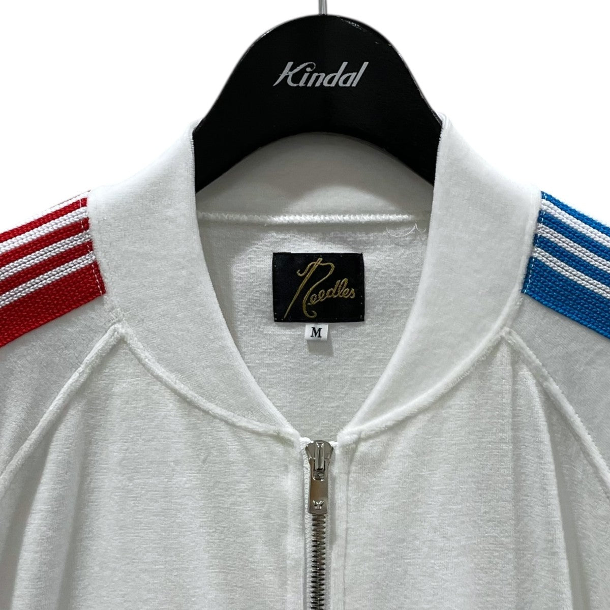 needles×BREATH 25SS ジップアップベロアジャケット Rib Collar Track
