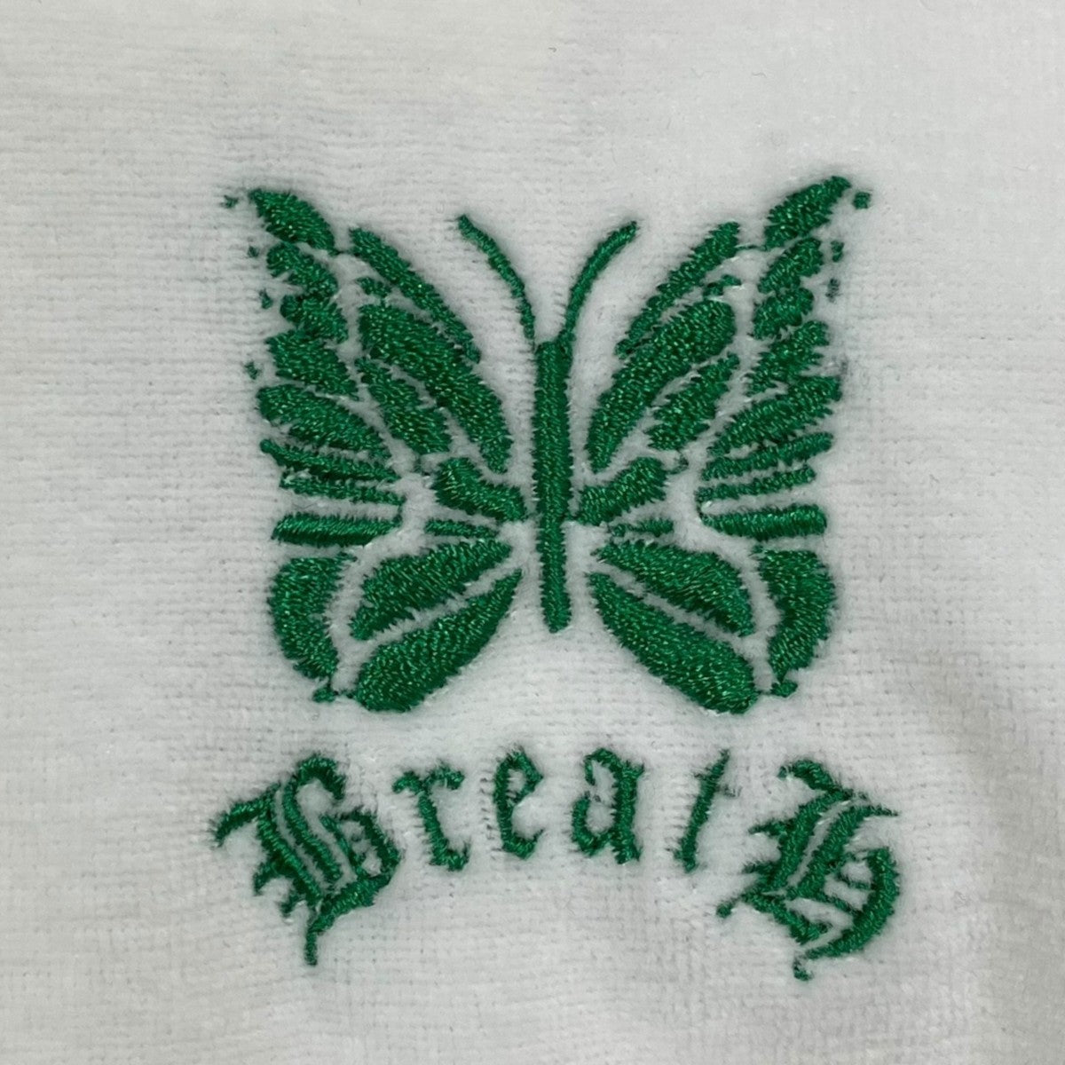 needles×BREATH 25SS ジップアップベロアジャケット Rib Collar Track