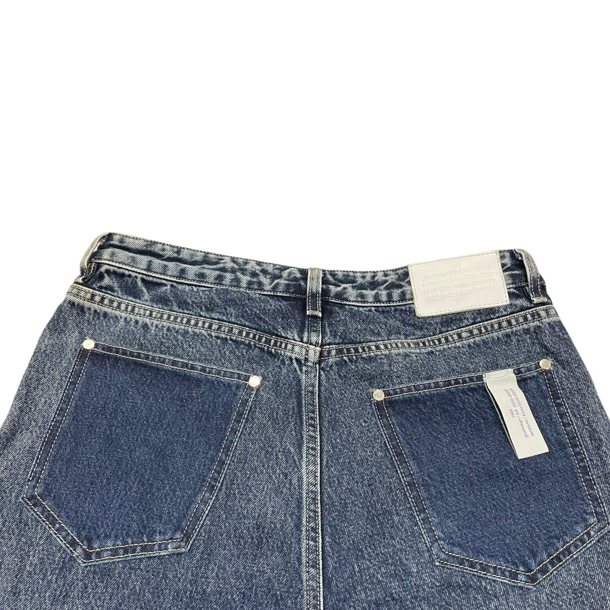rokh×H＆M ツートーンバギーデニム インディゴ サイズ 36
