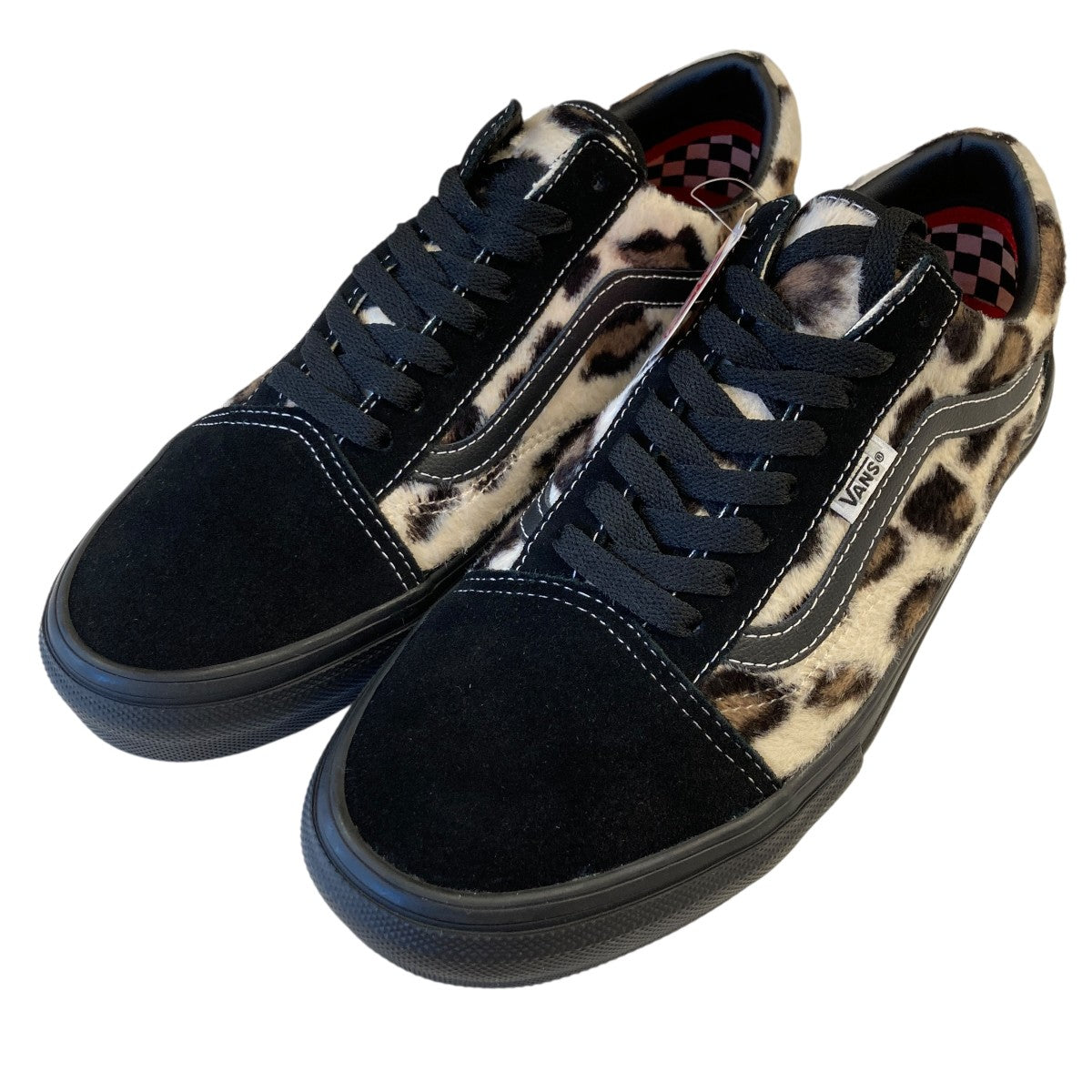 VANS×Supreme 23AWLEOPARD OLD SKOOLスニーカー ブラック サイズ 27cm