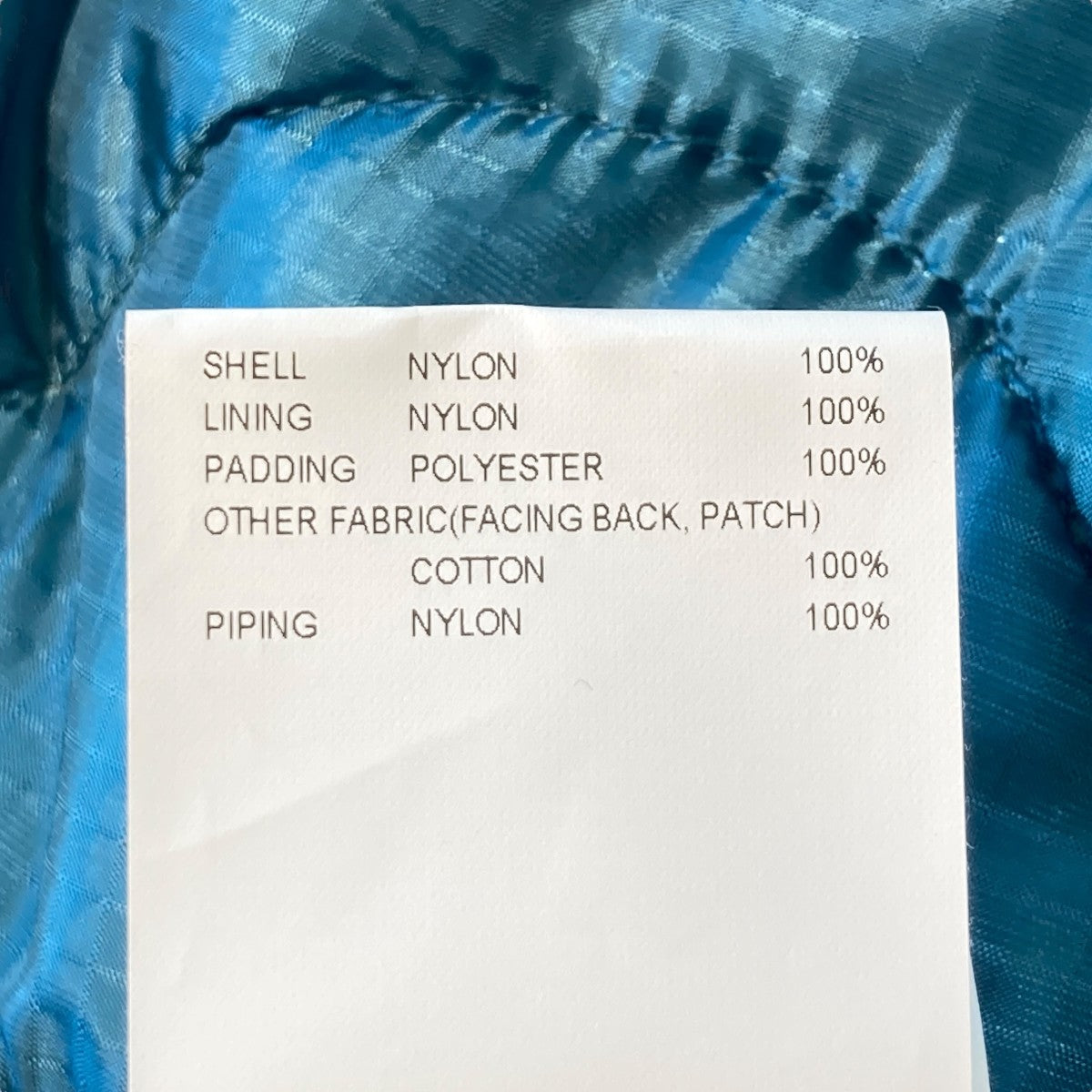 WTAPS(ダブルタップス) 25SSWlJ Jacket Nylon． Ripstopキルティング