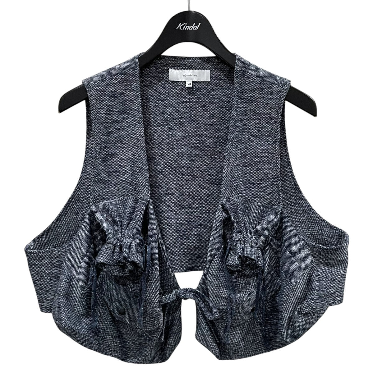 ドローストリングポケットベスト DRAWSTRING PK VEST 23SS-G0A-005
