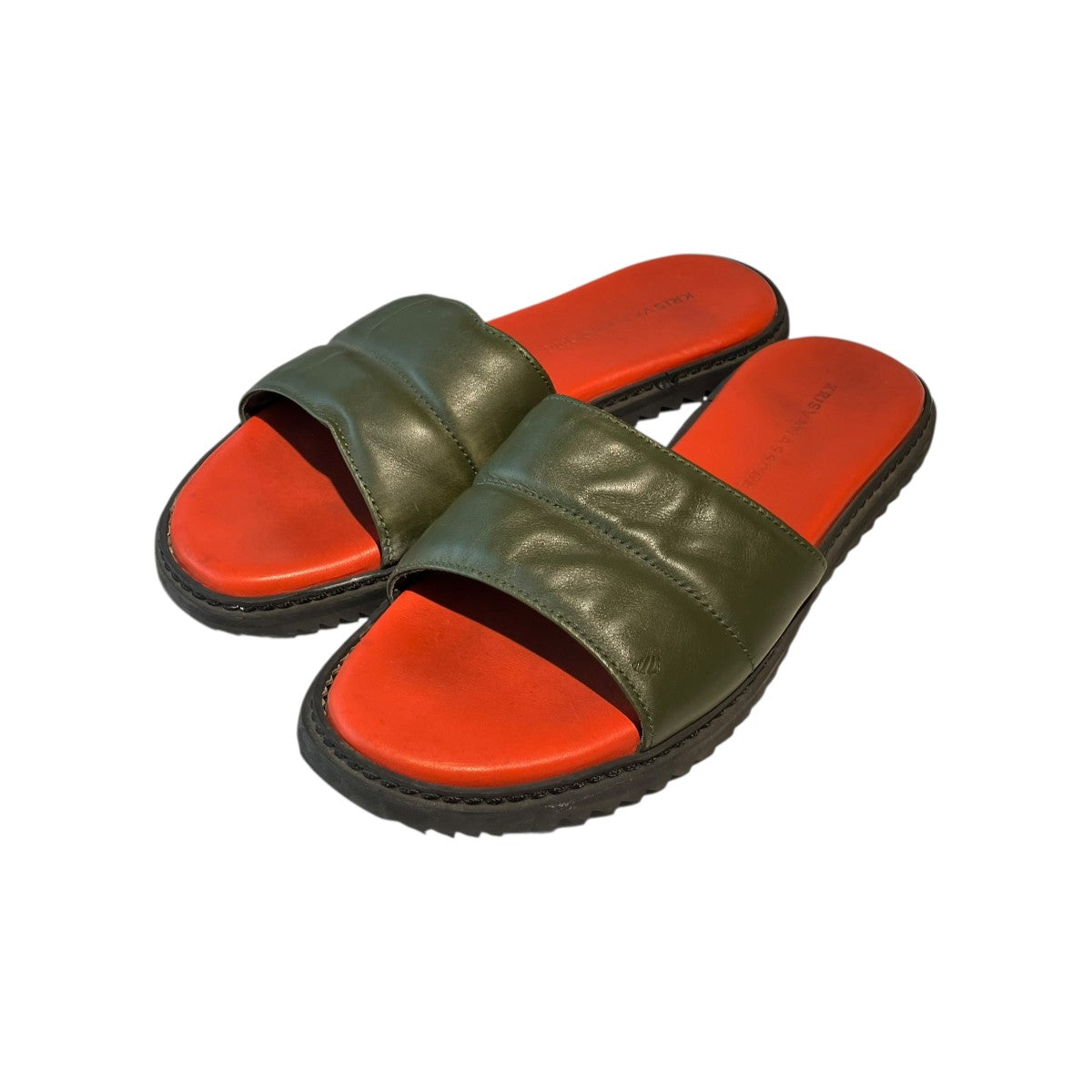 TWO-TONE LEATHERサンダル