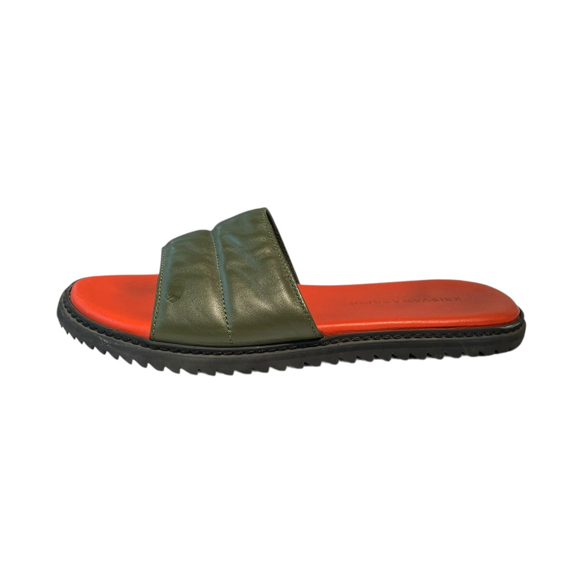 TWO-TONE LEATHERサンダル