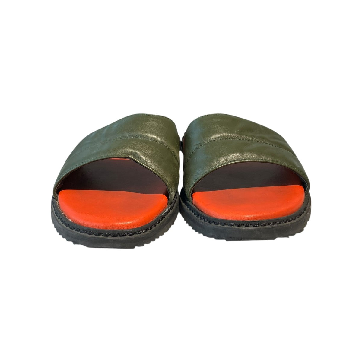 TWO-TONE LEATHERサンダル