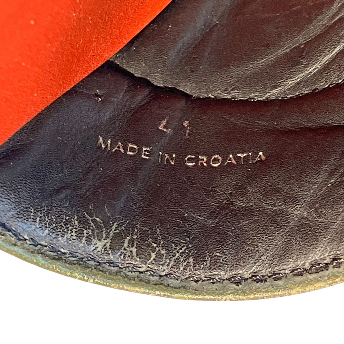 TWO-TONE LEATHERサンダル