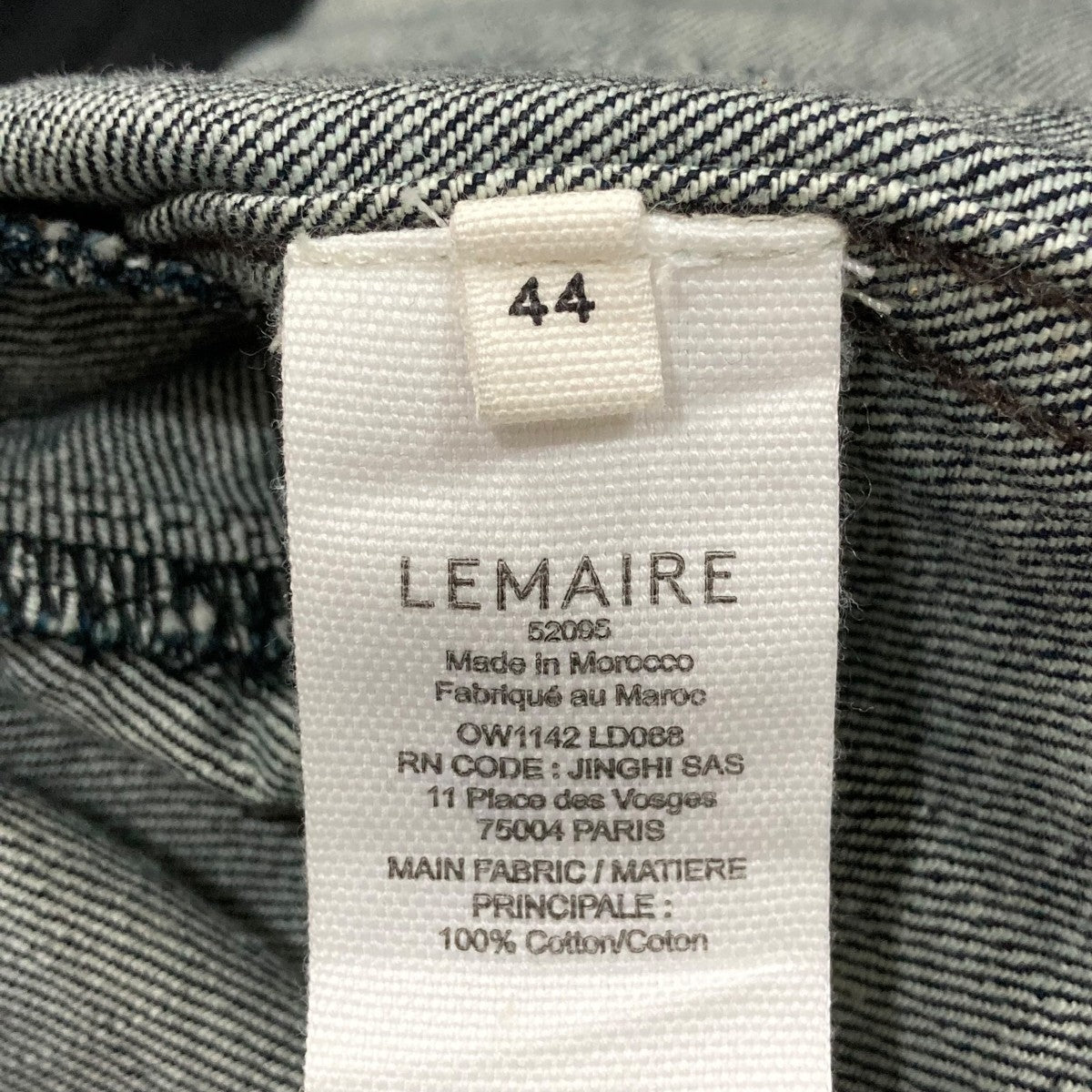 LEMAIRE(ルメール) 2025SS TRUCKER JACKET -HEAVY INDIGO DENIM
