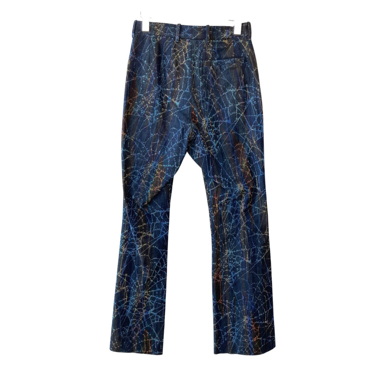 24AWFLOCKY RAINBOW WEB FLARE PANTS加工 フレアデニムパンツMPFW-PT1424