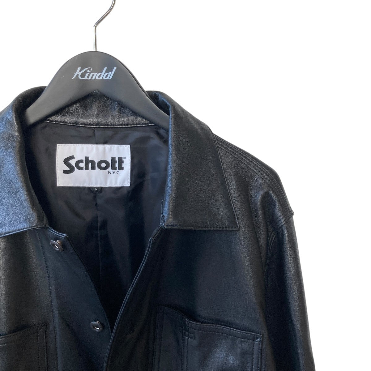 ★美品★Schott スエードレザーボンバージャケット ステンシル 黒 36 Schott ショット #7823950100 257S B-3 ボンバージャケットB3 レザー