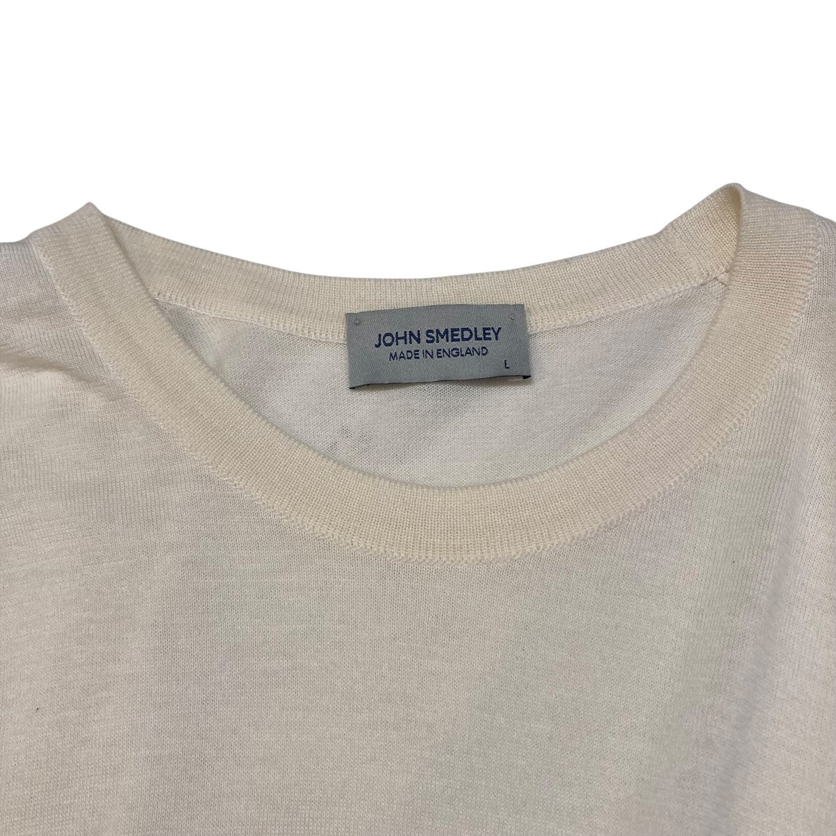 JOHN SMEDLEY ウールコットン半袖ニット半袖ニット 古着・中古-3枚目のアイテム画像