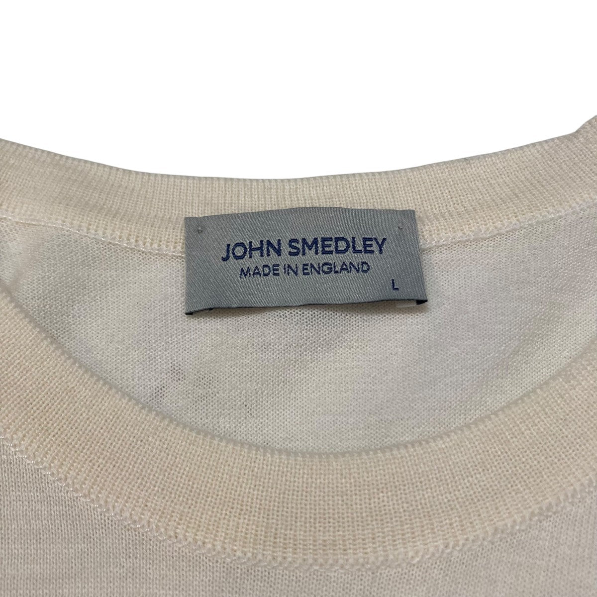 JOHN SMEDLEY ウールコットン半袖ニット半袖ニット 古着・中古-6枚目のアイテム画像