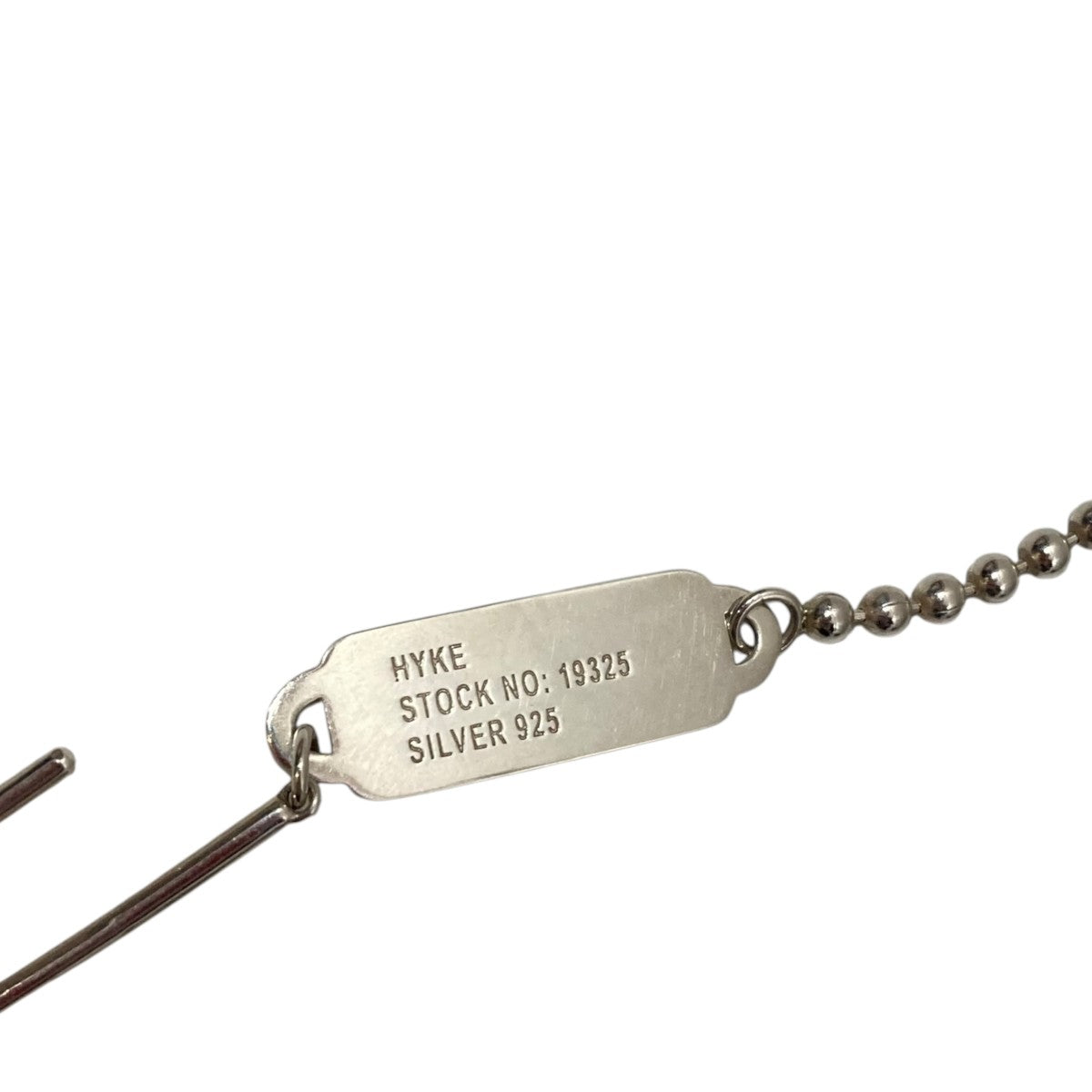 HYKE(ハイク) BALL CHAIN NECKLACEネックレス19325-4599 19325-4599